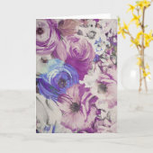 Illustration Vintager Rose Muster Karte (Gelbe Blume)