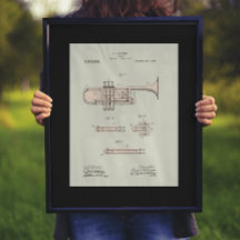 Illustration Vintager Trumpet