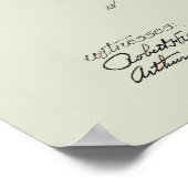 Illustration Vintager Trumpet Poster (Ecke)