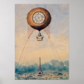 Illustration Vintages Frankreich Poster (Vorne)