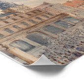 Illustration Vintages Frankreich Poster (Ecke)