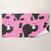 Illustration Vintages Paddelpatter Badehandtuch (Badehandtuch)