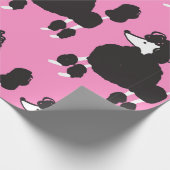 Illustration Vintages Paddelpatter Geschenkpapier (Ecke)