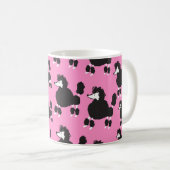 Illustration Vintages Paddelpatter Kaffeetasse (VorderseiteRechts)