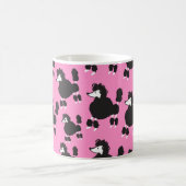 Illustration Vintages Paddelpatter Kaffeetasse (Mittel)