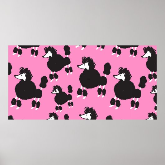 Illustration Vintages Paddelpatter Poster (Vorne)