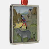 Illustration vom 'Buch von einfachem Silbernes Ornament (Rechts)