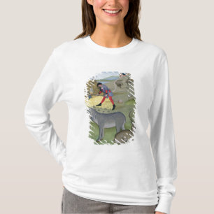 Illustration vom 'Buch von einfachem T-Shirt