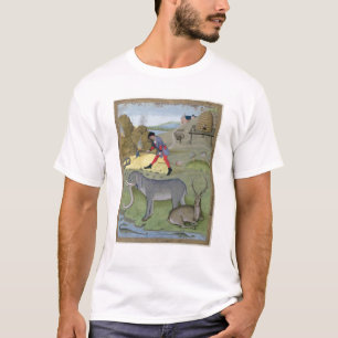 Illustration vom 'Buch von einfachem T-Shirt