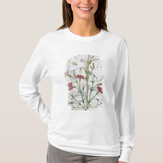Illustration vom 'Buch von einfachem T-Shirt (Vorderseite)