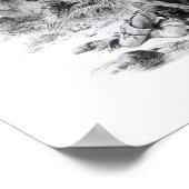 Illustration vom "Letzten der Mohikaner" Poster (Ecke)