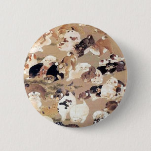 Illustration von 100 Hunden durch Ito Jakuchu Button