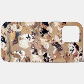 Illustration von 100 Hunden durch Ito Jakuchu Case-Mate iPhone Hülle (Rückseite (Horizontal))