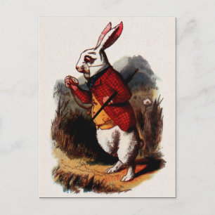 Illustration von Alice im Wunderland im Vintage-St Postkarte