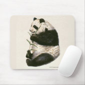 Illustration von auf Bambus fütternd Riesenpanda Mousepad (Mit Mouse)