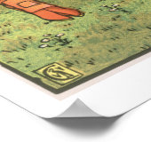 Illustration von Beauty and the Beast, 1901 (colo Poster (Ecke)