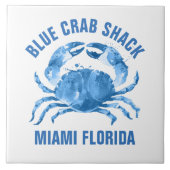 Illustration von Blauen Krebsen Fliese (Vorderseite)