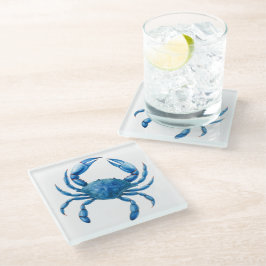 Illustration von Blaukrebserkrankungen - Leben im Glasuntersetzer