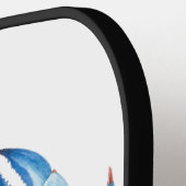 Illustration von Blaukrebserkrankungen - Leben im  Pickleball Schläger (Linke Seite)