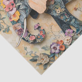 Illustration von BlumenElefanten Seidenpapier (Ausschnitt)