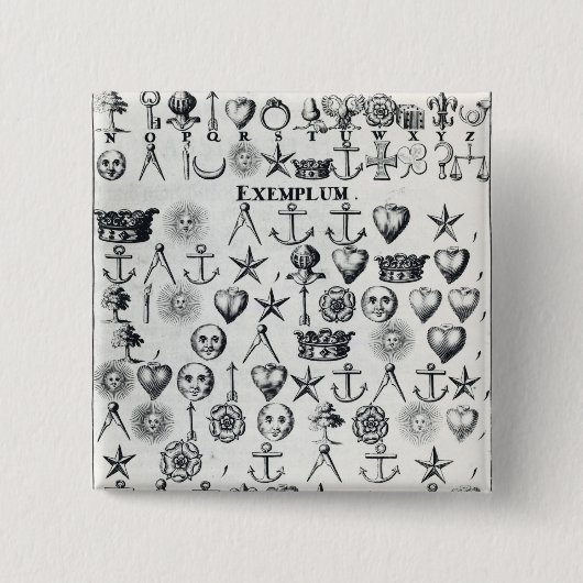 Illustration von Buch 9 Button (Vorderseite)