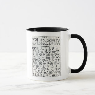 Illustration von Buch 9 Tasse