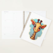 Illustration von Cartoon-Giraffen Planer (Anzeige)