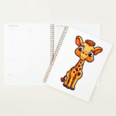 Illustration von Cartoon-Giraffen Planer (Anzeige)