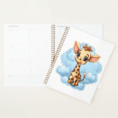 Illustration von Cartoon-Giraffen Planer (Anzeige)