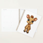 Illustration von Cartoon-Giraffen Planer (Anzeige)