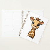 Illustration von Cartoon-Giraffen Planer (Anzeige)