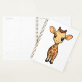 Illustration von Cartoon-Giraffen Planer (Anzeige)