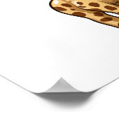 Illustration von Cartoon-Giraffen Poster (Ecke)