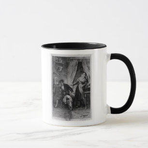 Illustration von Colomba erweitern vorbei sich Tasse