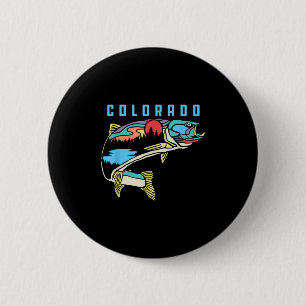 Illustration von Colorado-Forellen, Grafikdesign f Button