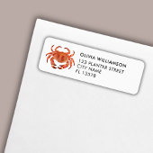 Illustration von Crab Watercolor