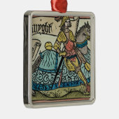 Illustration "von den Canterbury-Geschichten Silbernes Ornament (Rechts)