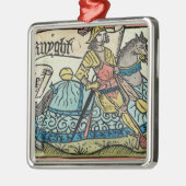 Illustration "von den Canterbury-Geschichten Silbernes Ornament (Links)