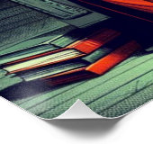Illustration von Drachen Poster (Ecke)