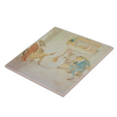 Illustration von 'einem Frosch, den er ein Fliese (Seite)