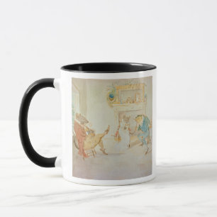 Illustration von 'einem Frosch, den er ein Tasse