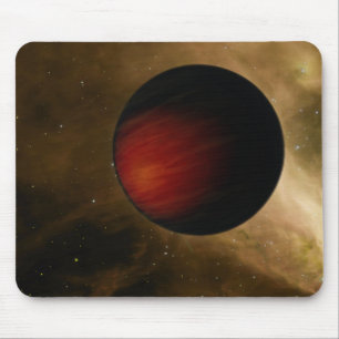 Illustration von einem heißen Jupiter nannte HD Mousepad