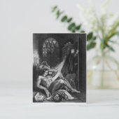 Illustration von 'Frankenstein Postkarte (Stehend Vorderseite)