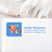 Illustration von Fun Pink Popsicle und Strawberrie (Insitu)