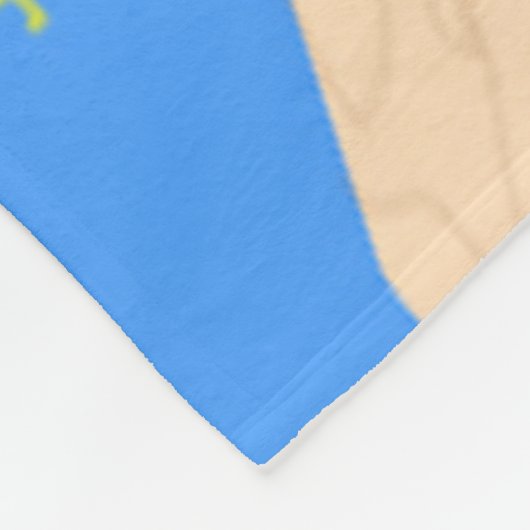 Illustration von Fun Pink Popsicle und Strawberrie Fleecedecke (Ecke)