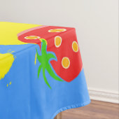 Illustration von Fun Pink Popsicle und Strawberrie Tischdecke (Beispiel)