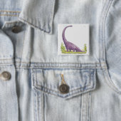 Illustration von Giraffatitan Dinosaurier Button (Beispiel)