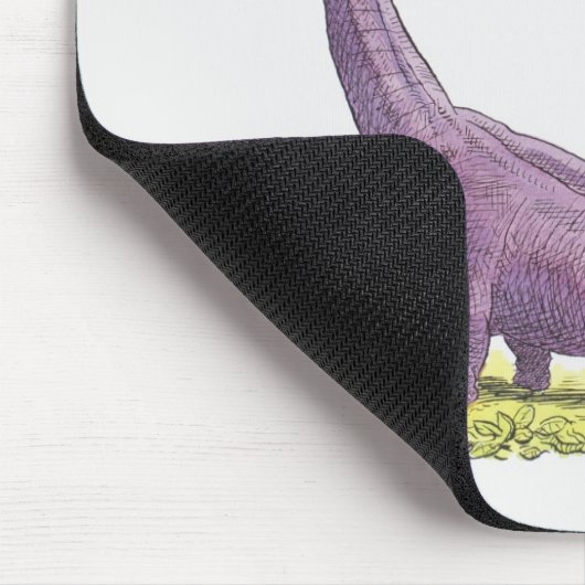 Illustration von Giraffatitan Dinosaurier Mousepad (Ecke)