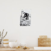 Illustration von "Gullivers Reisen" Poster (Küche)