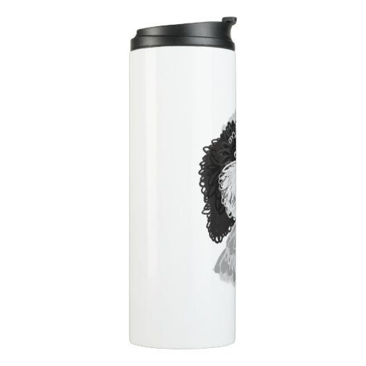 Illustration von Hand Thermosbecher (Nach links gedreht)